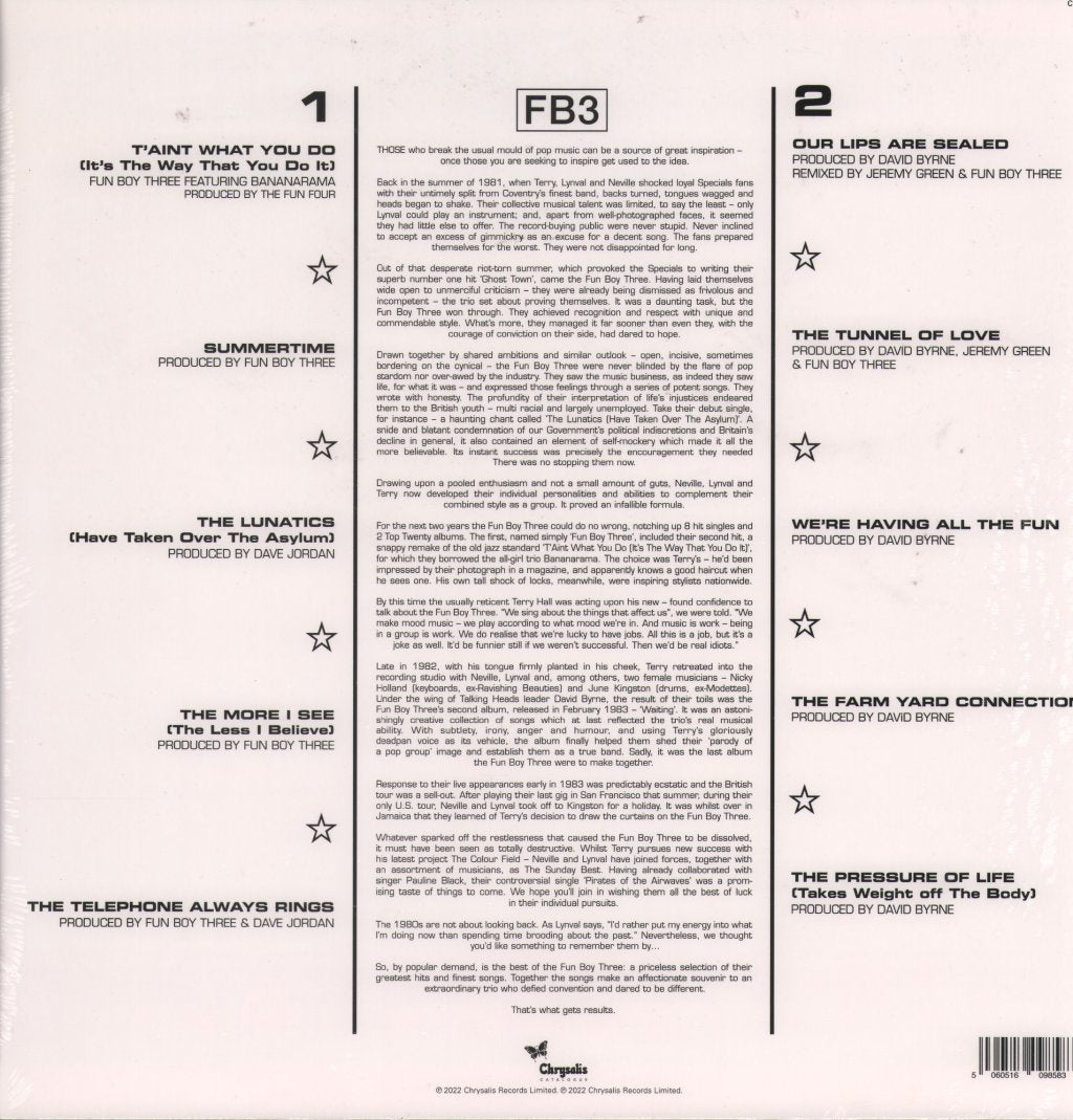 Fun Boy Three - Best Of Fun Boy Three - Lp