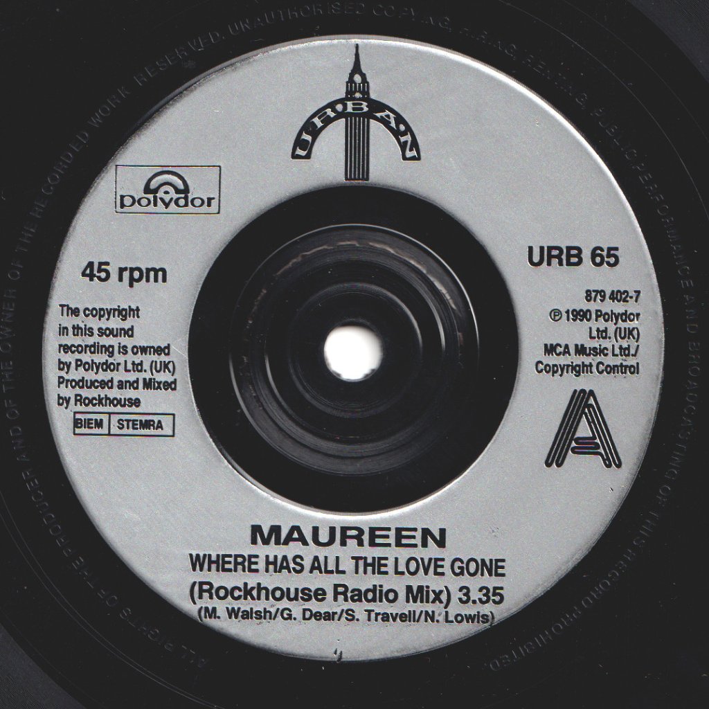 Maureen - Where Has All The Love Gone - 7 Inch
