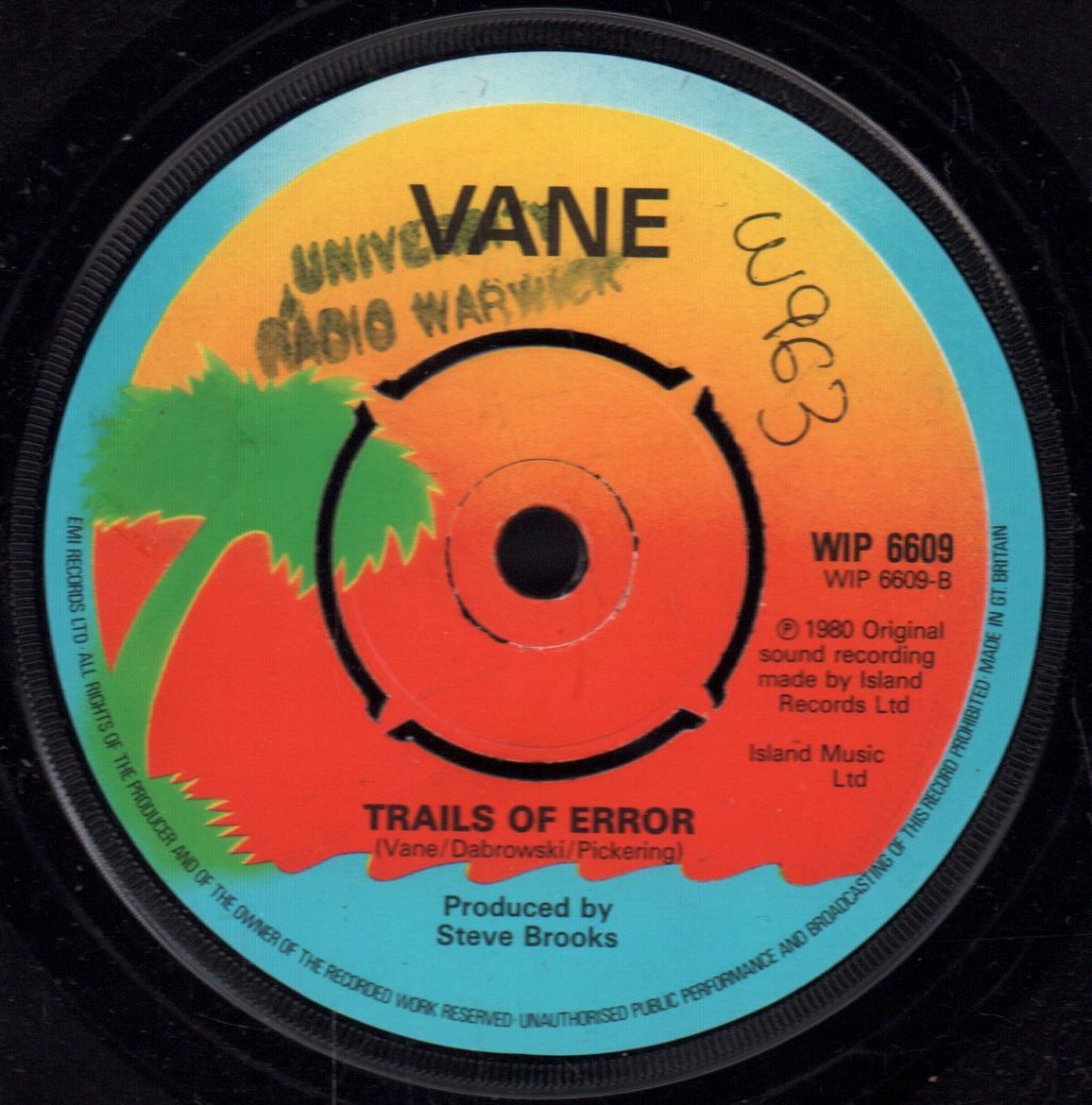 Vane - Glamorous Boys - 7 Inch
