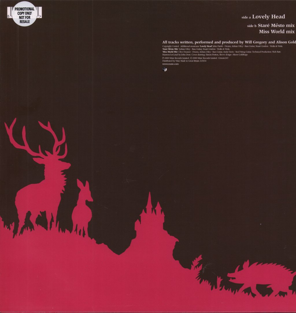 Goldfrapp - Lovely Head - 12 Inch