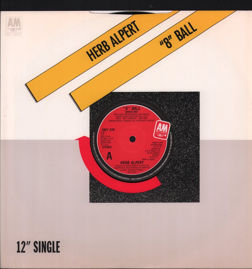 Herb Alpert - 8 Ball - 12 Inch