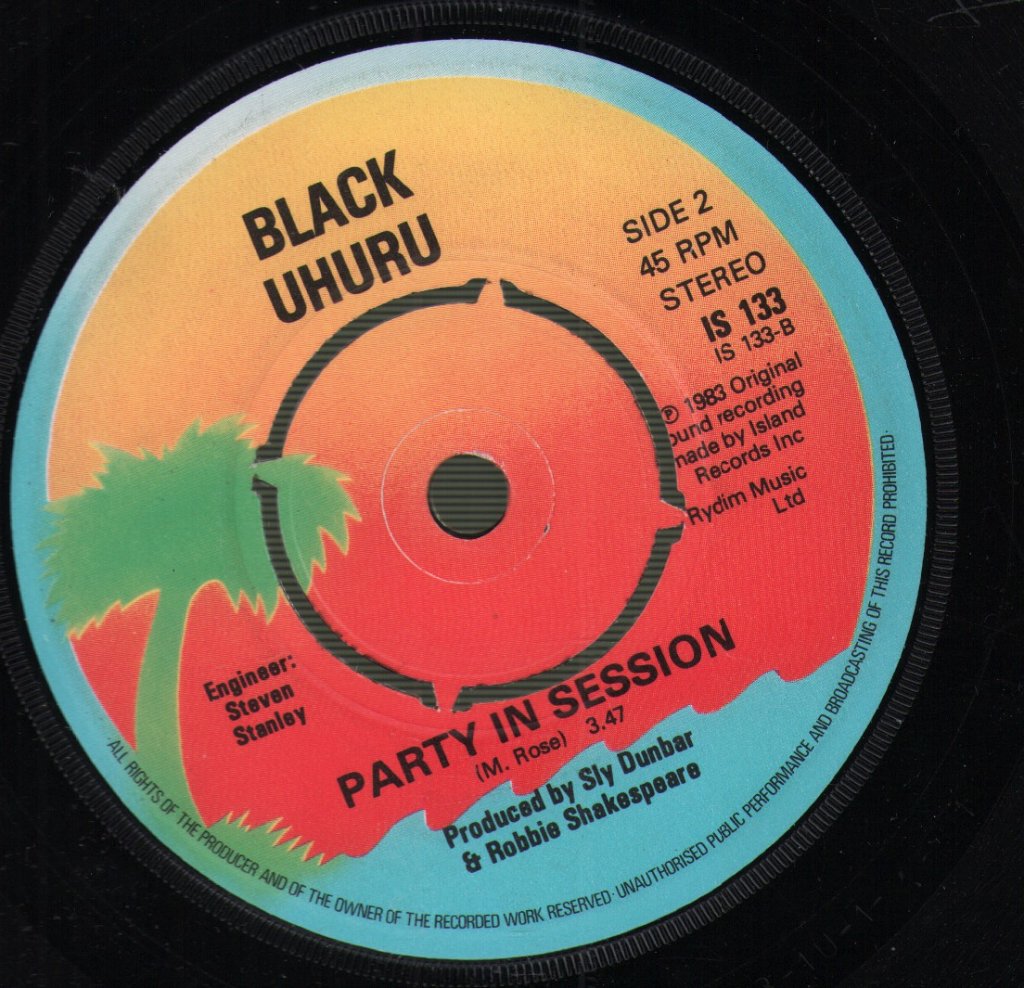 Black Uhuru - Party Next Door / Party In Session - 7 Inch