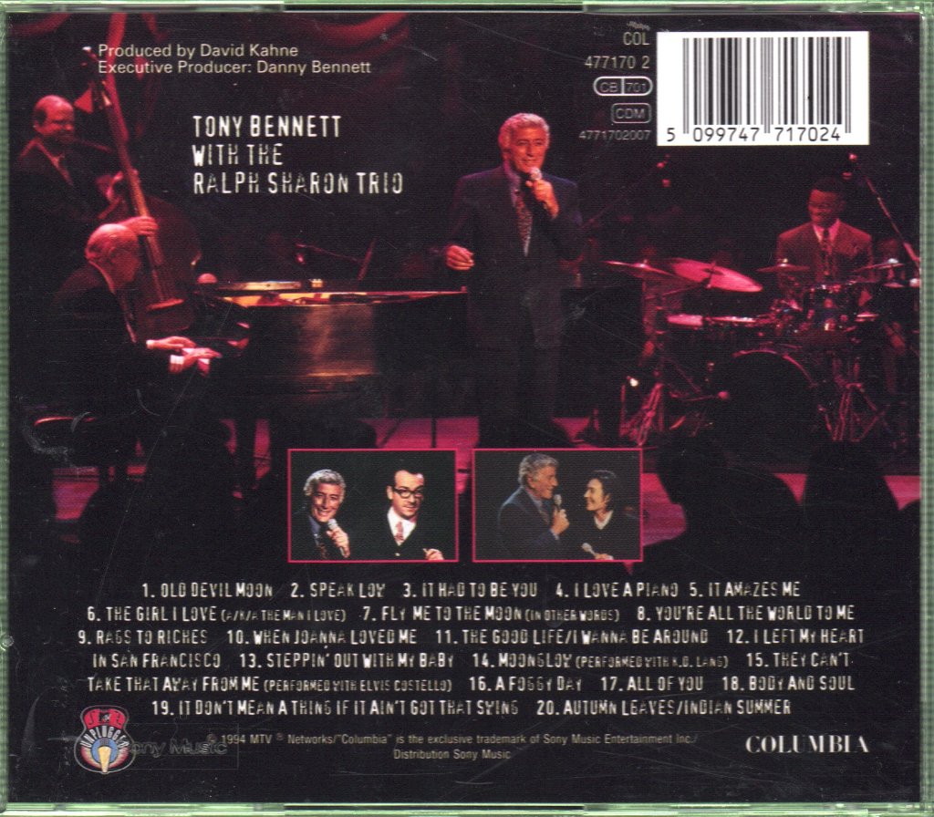 Tony Bennett - Mtv Unplugged - Cd