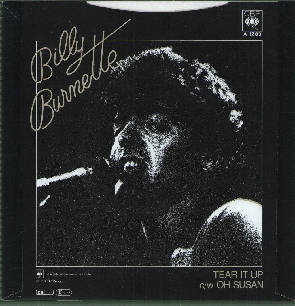 Billy Burnette - Tear It Up - 7 Inch