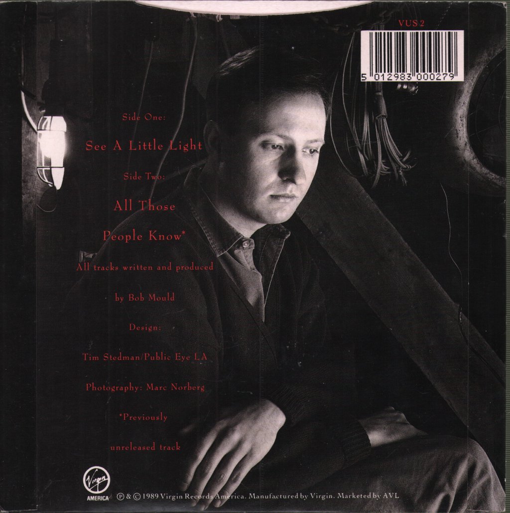 Bob Mould - See A Little Light - 7 Inch