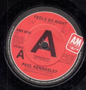Paul Kennerley - Feels So Right - 7 Inch