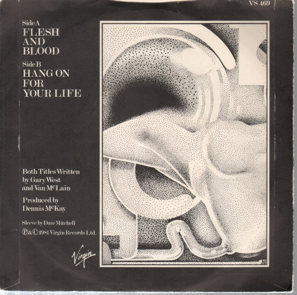 Shooting Star - Flesh And Blood - 7 Inch