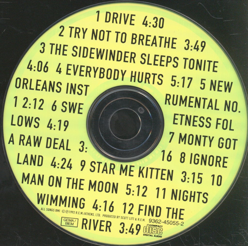 R.E.M. - Automatic For The People - Cd