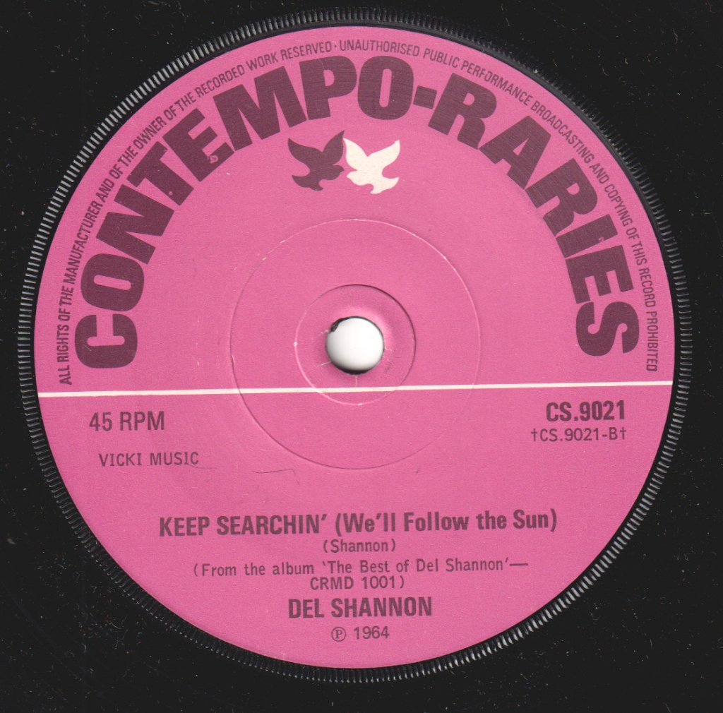 Del Shannon - Runaway - 7 Inch