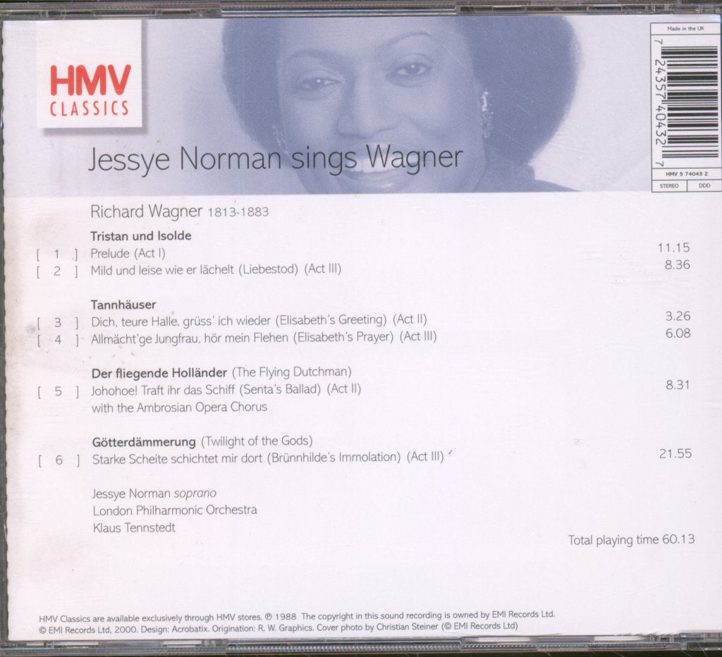 Jessye Norman - Jessye Norman Sings Wagner - Cd