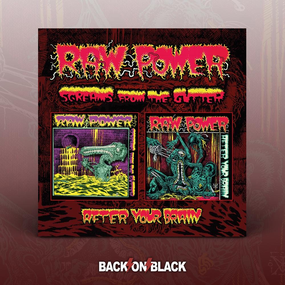 Raw Power - Screams From the Gutter / After Your Brain - Cd