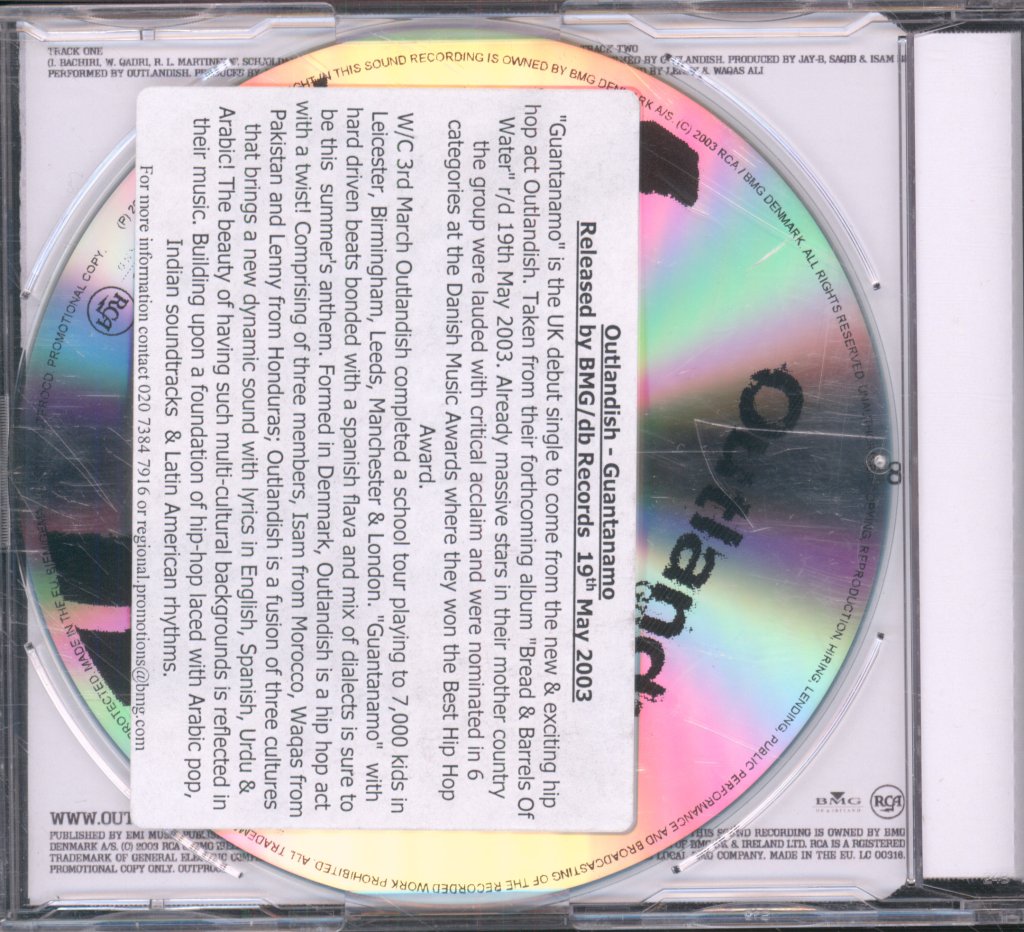 Outlandish - Guantanamo - Cd