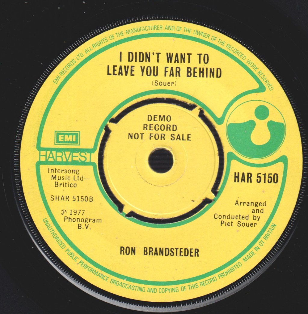 Ron Brandsteder - Sally - 7 Inch