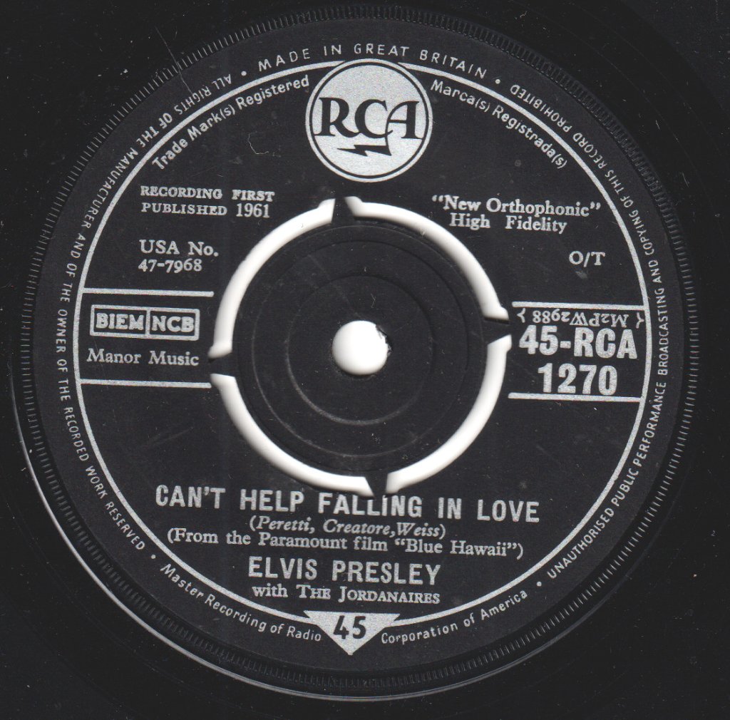 Elvis Presley - Rock-A-Hula Baby - 7 Inch