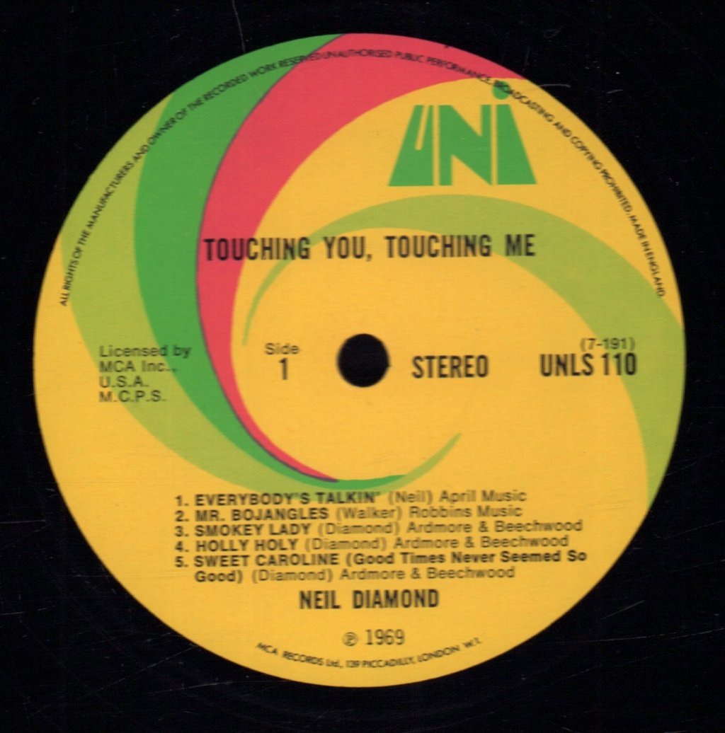 Neil Diamond - Touching You Touching Me - Lp