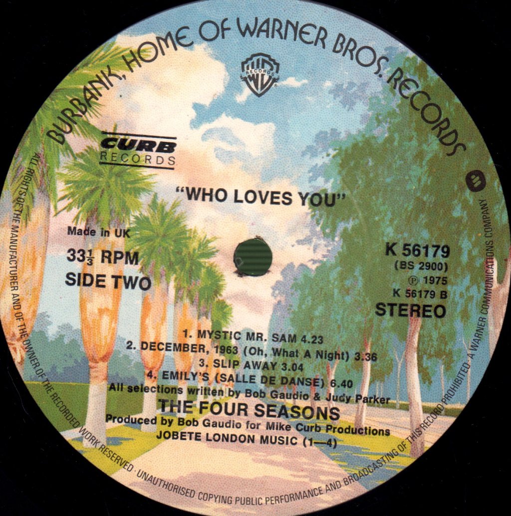 Four Seasons - Who Loves You - Lp