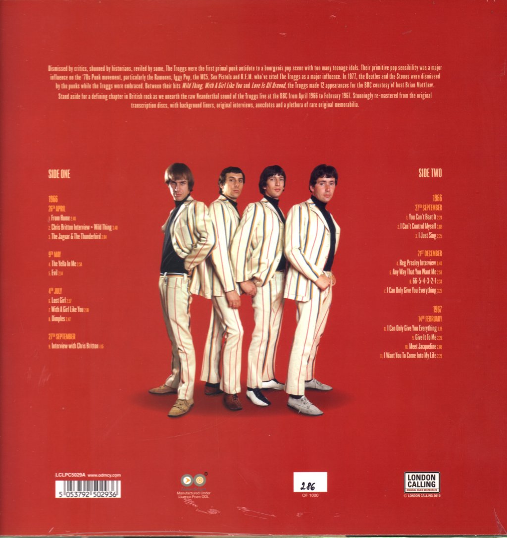 Troggs - Live On Air Volume One '66-'67 - Lp