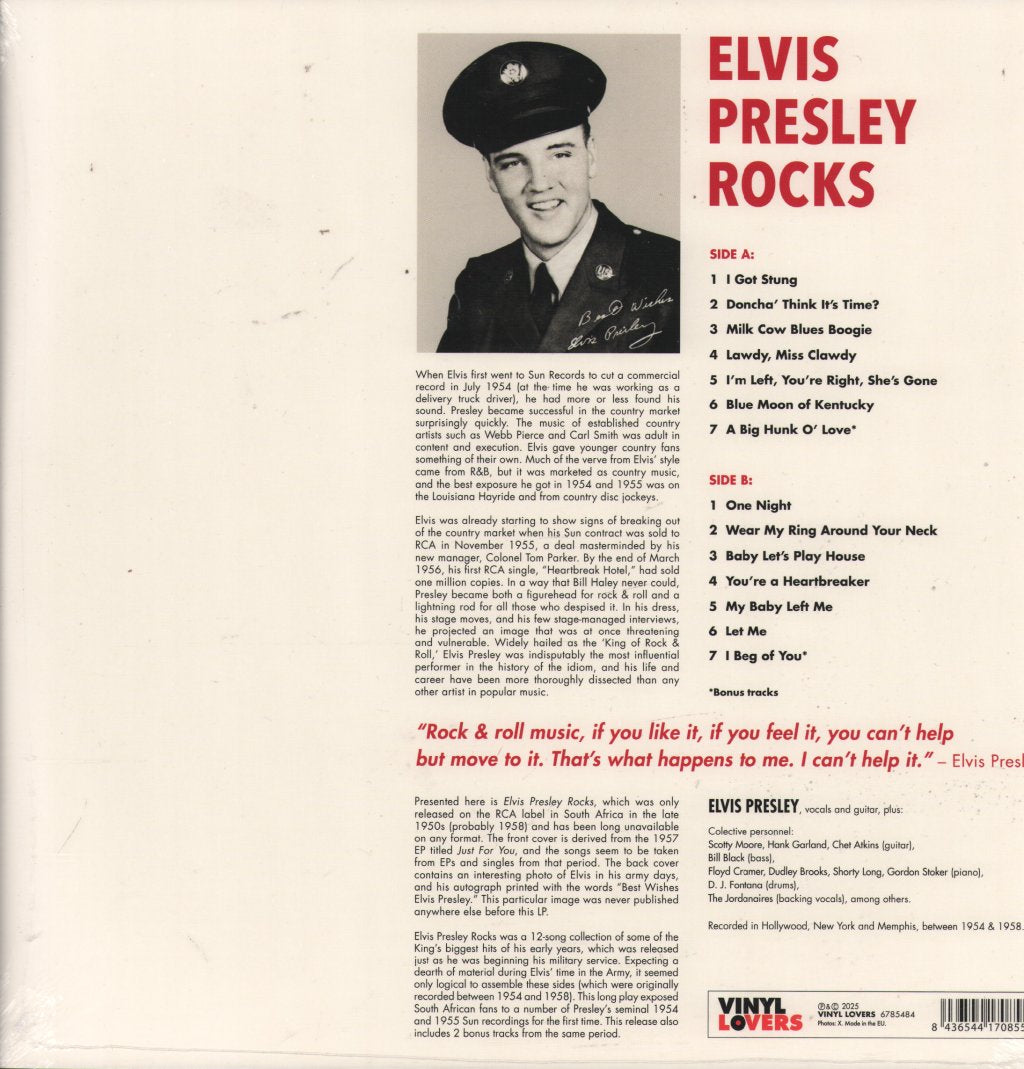 Elvis Presley - Elvis Presley Rocks - Lp