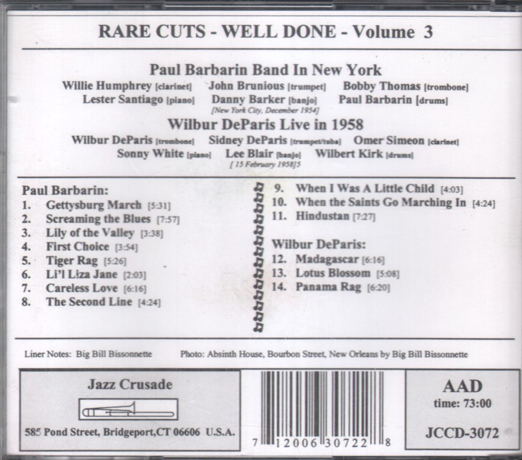 Various Artists - Rare Cuts - Well Done – Volume 3 - Cd