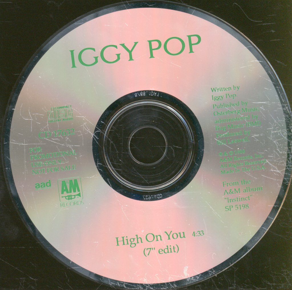 Iggy Pop - High On You - Cd