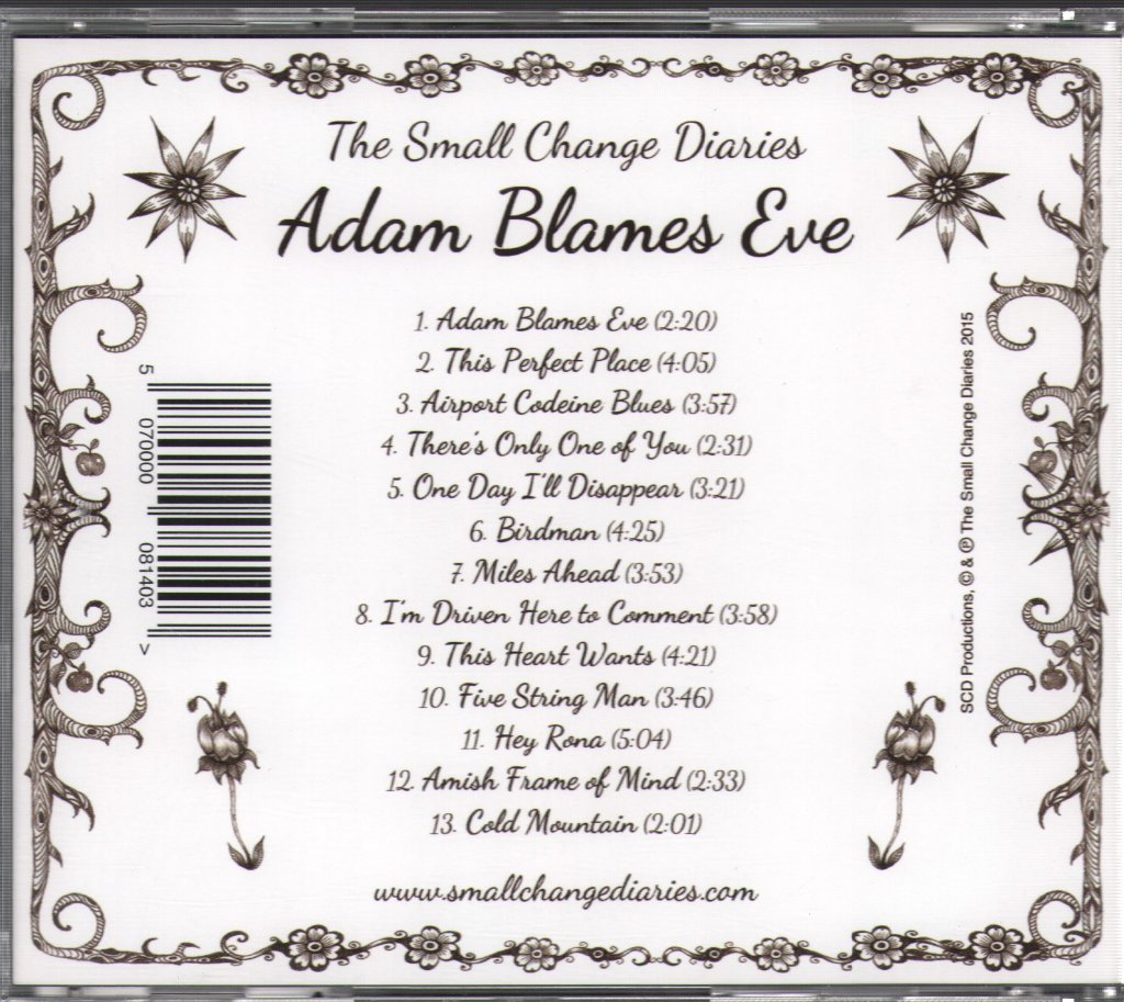 Small Change Diaries - Adam Blames Eve - Cd