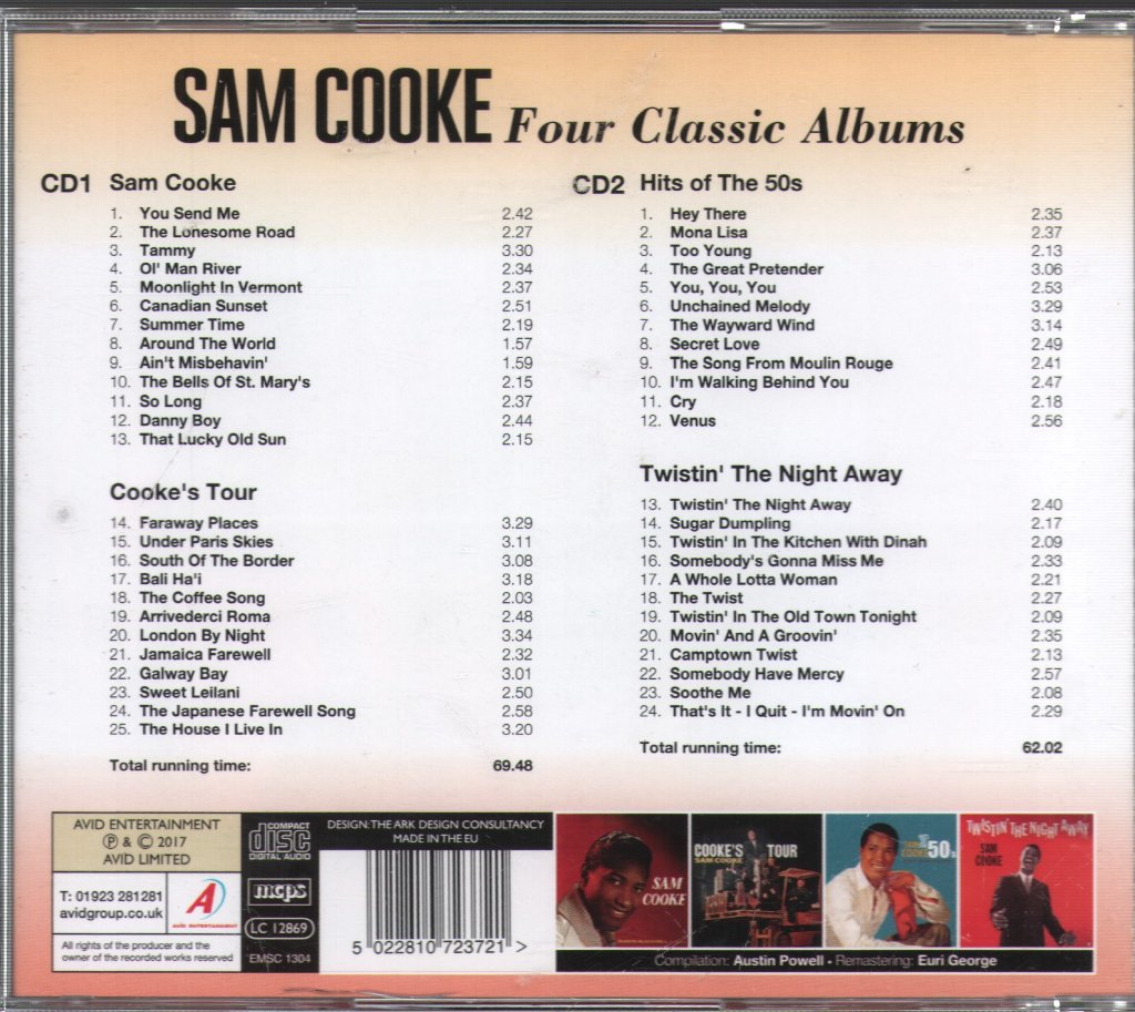Sam Cooke - Four Classic Albums - Double Cd