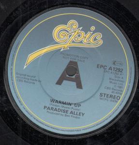 Paradise Alley - Warmin Up - 7 Inch