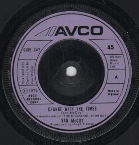 Van McCoy - Change With The Times - 7 Inch