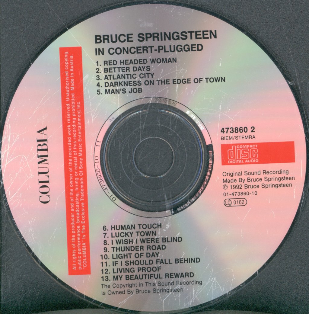 Bruce Springsteen - In Concert Mtv Unplugged - Cd