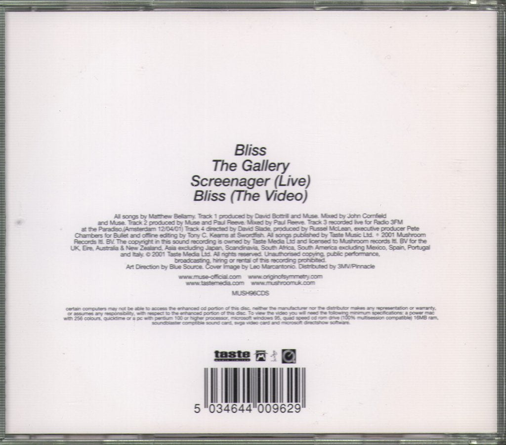 Muse - Bliss - Cd