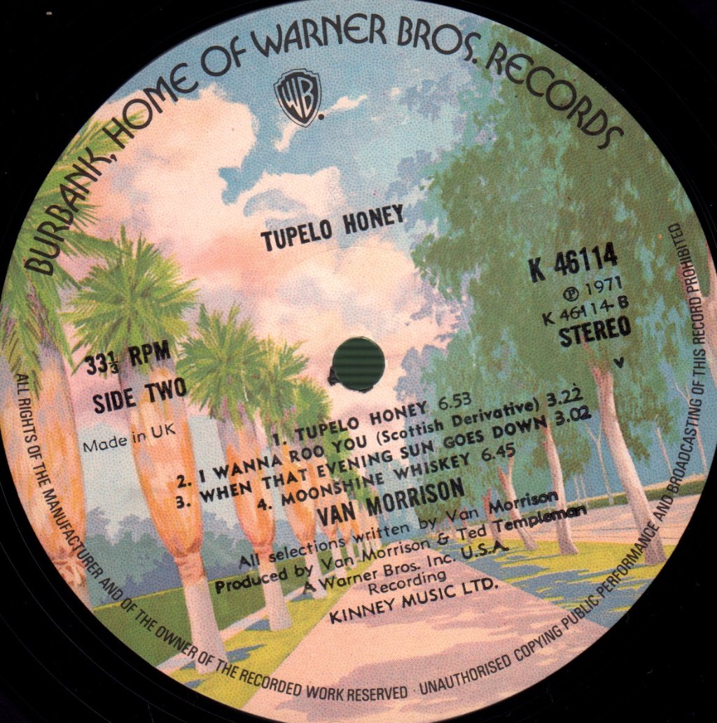 Van Morrison - Tupelo Honey - Lp