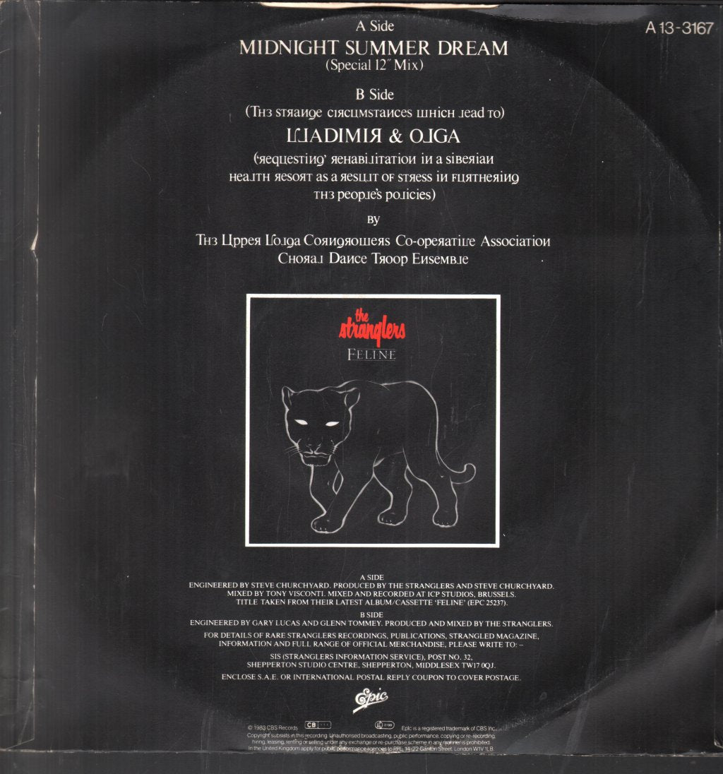 Stranglers - Midnight Summer Dream - 12 Inch
