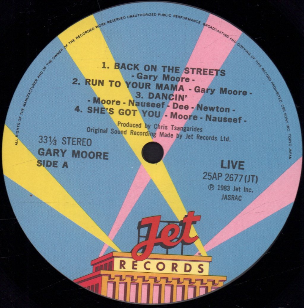 Gary Moore - Live - Lp