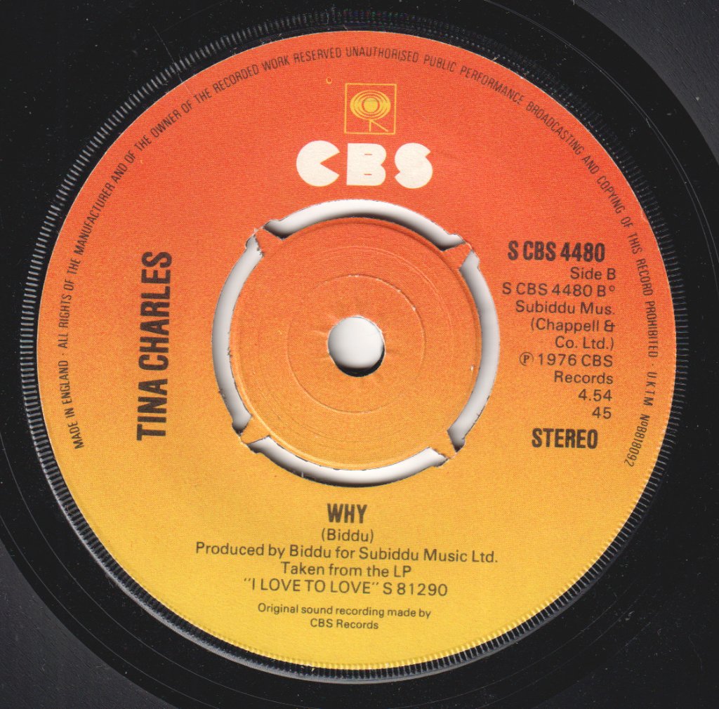Tina Charles - Dance Little Lady Dance - 7 Inch