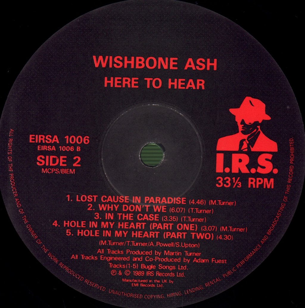 Wishbone Ash - Here To Hear - Lp