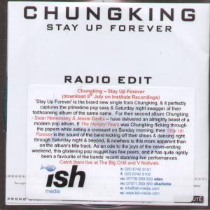 Chungking - Stay Up Forever - Cdr