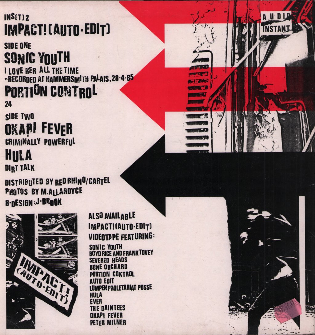 various (sonic youth/portion control/okapi fever/hula) - Impact! Auto Edit - 12 Inch