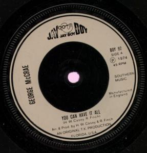 George McCrae - You Can Have It All - 7 Inch