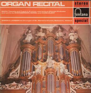 Simon C Jansen - Organ Recital - Lp