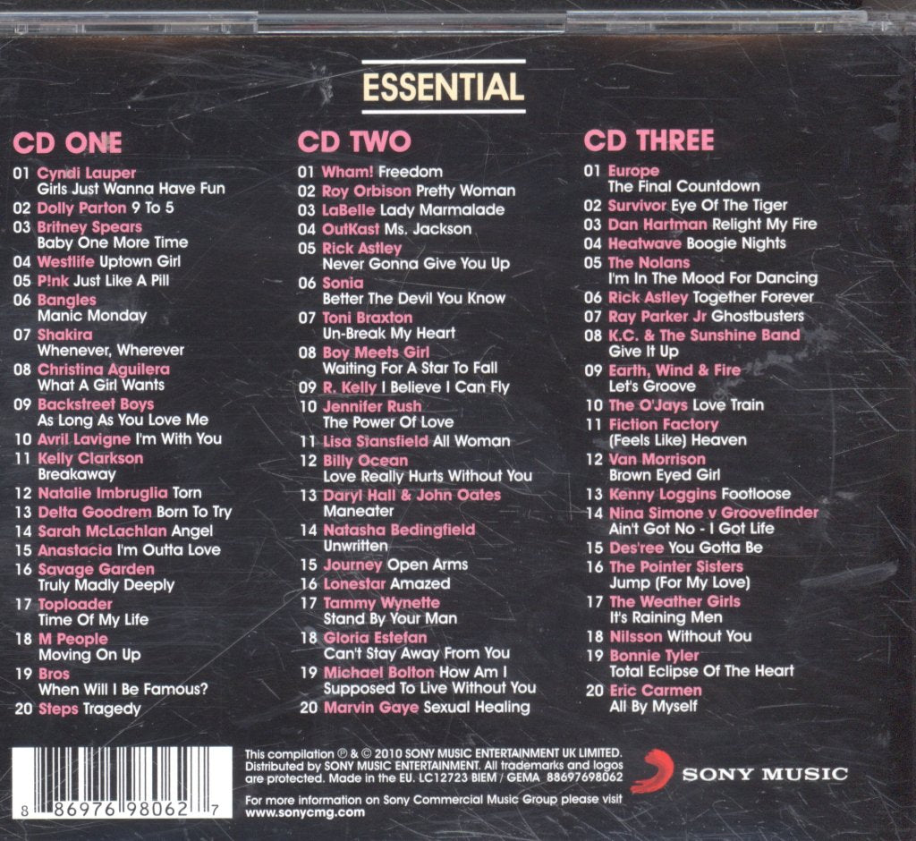 Various Artists - Essential Girls Night In - Triple Cd