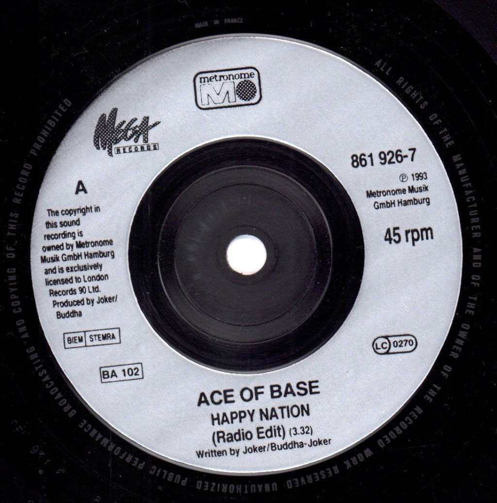 Ace Of Base - Happy Nation - 7 Inch