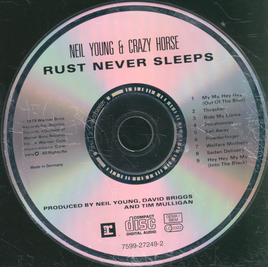Neil Young - Rust Never Sleeps - Cd
