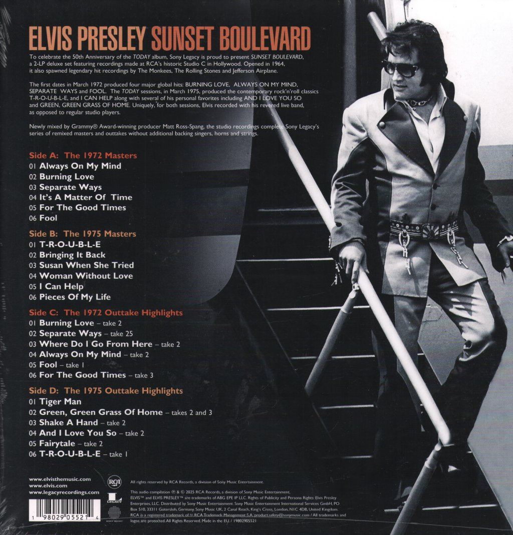 Elvis Presley - Sunset Boulevard - Double Lp
