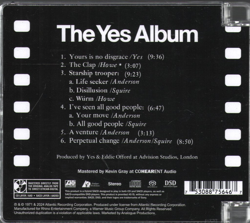 Yes - Yes Album - Cd