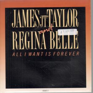 James J T Taylor And Regina Belle/James Newton Howard - All I Want Is Forever - 7 Inch