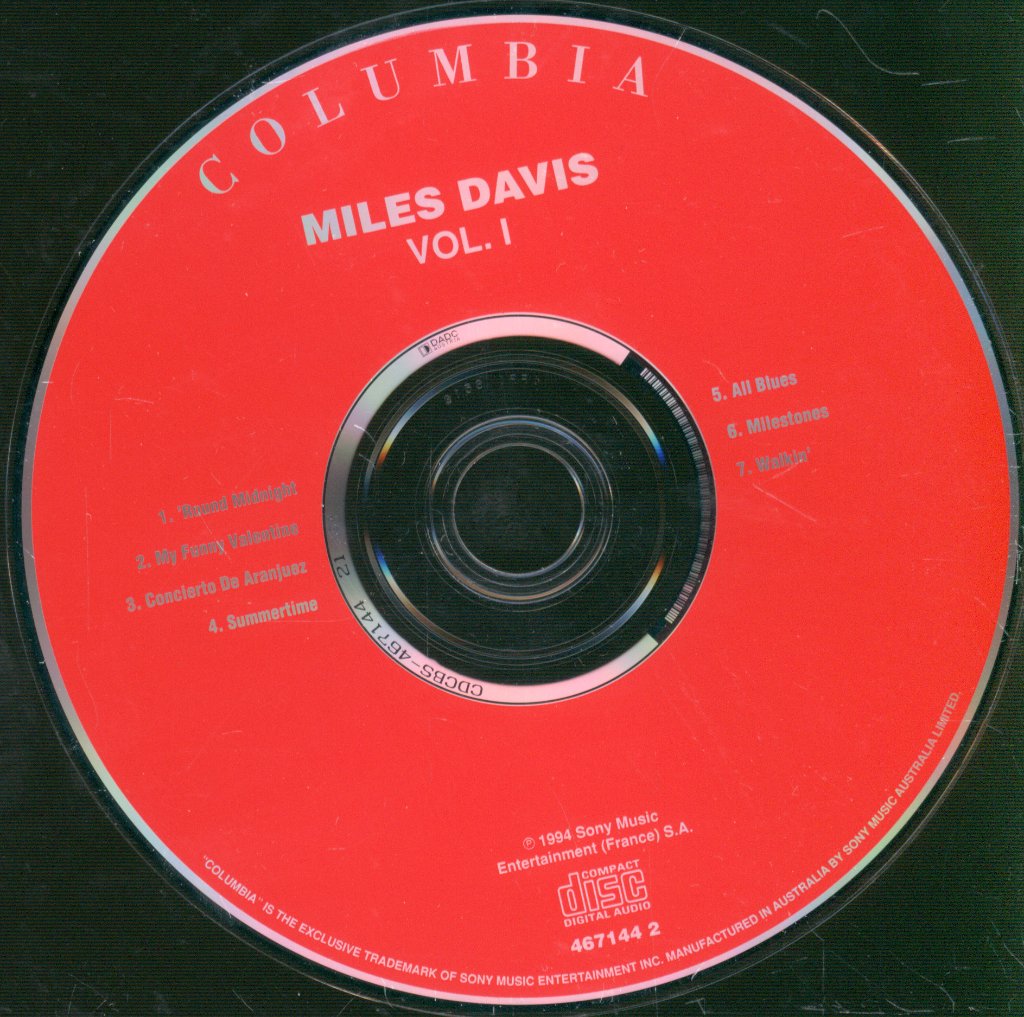 Miles Davis - Miles Davis Vol. 1 - Cd