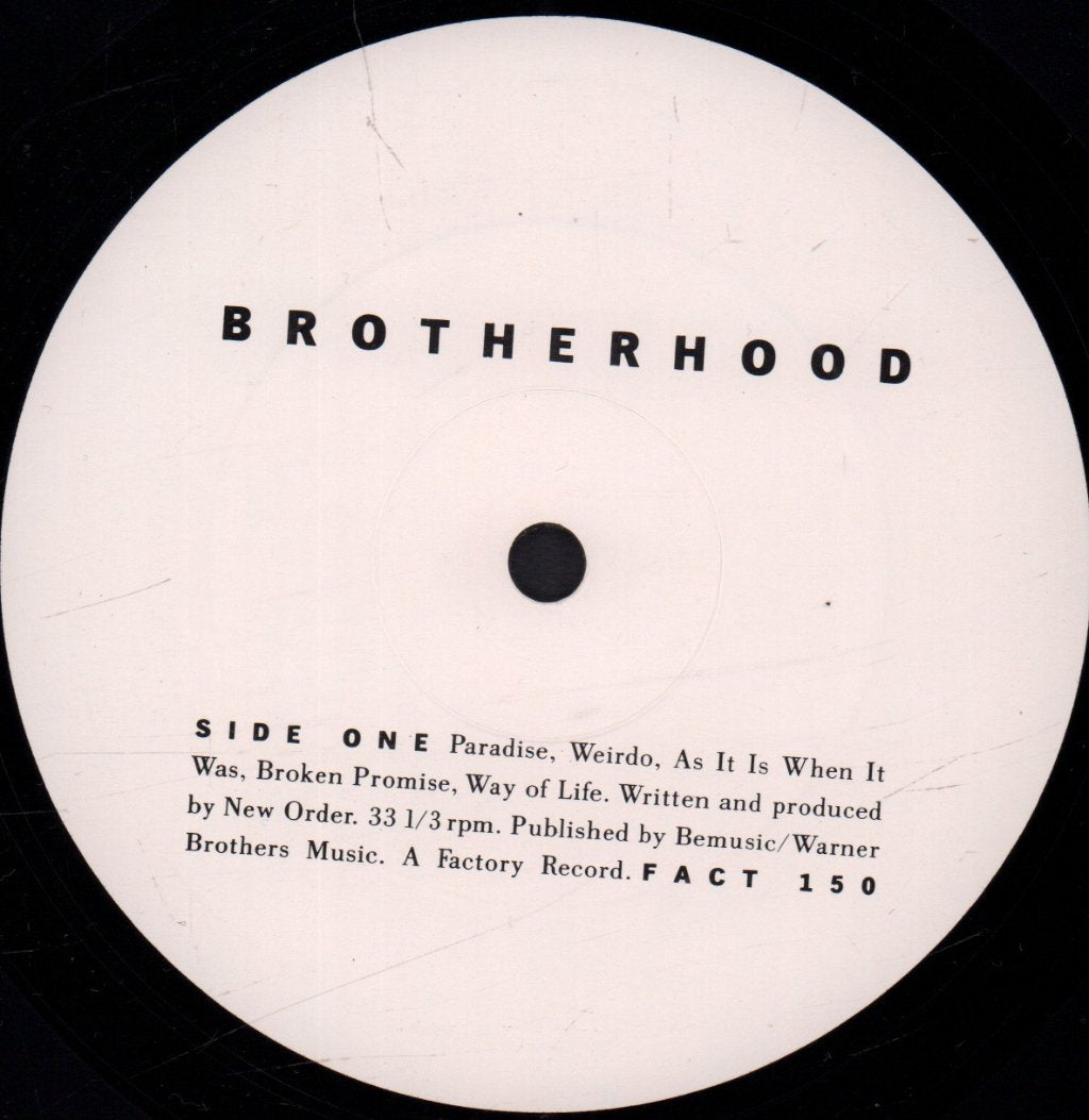 New Order - Brotherhood - Lp