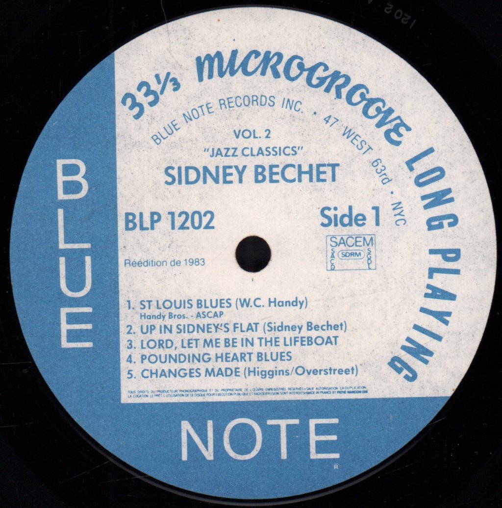 Sidney Bechet - Jazz Classics Volume 2 - Lp