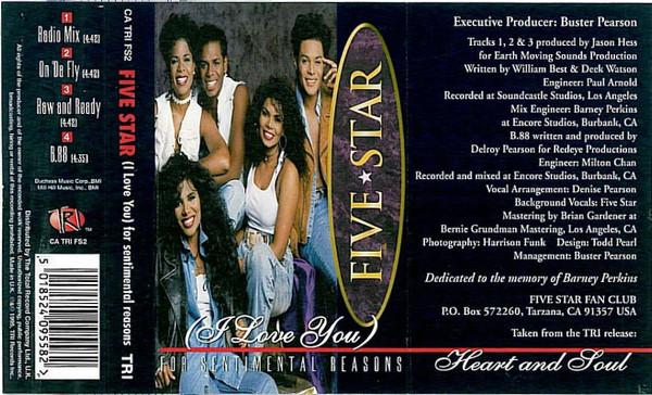 Five Star - (I Love You) For Sentimental Reasons - Cassette