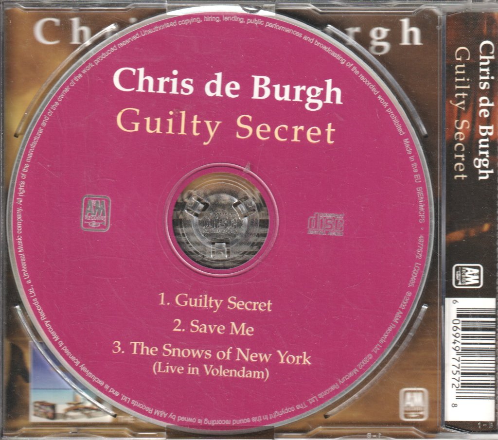 Chris De Burgh - Guilty Secret - Cd